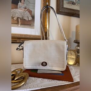 Coach Legacy Perforated Penelope Penny Bag